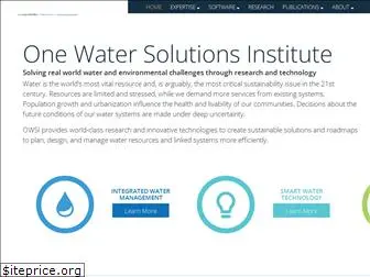 onewatersolutions.com