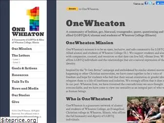 onewheaton.com