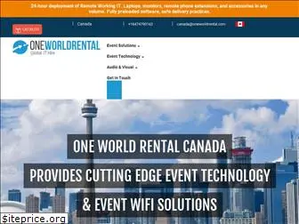 oneworldrental.ca