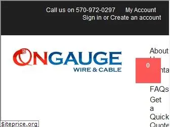 ongaugecable.com