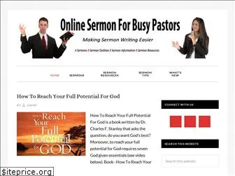 online-sermon-for-busy-pastors.com