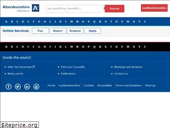 online.aberdeenshire.gov.uk