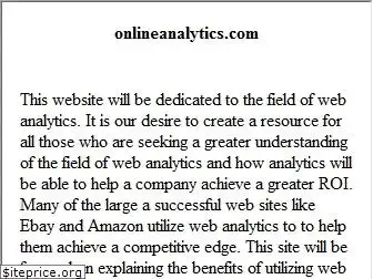 onlineanalytics.com