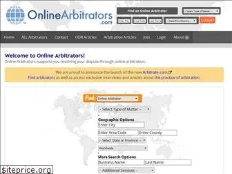 onlinearbitrators.com