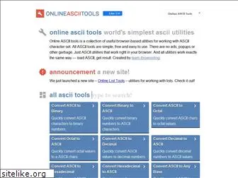 onlineasciitools.com