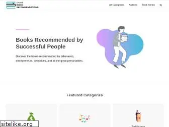 onlinebookrecommendations.com