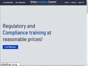onlinecomplianceexperts.com