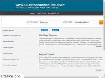 onlinecookingschools.net