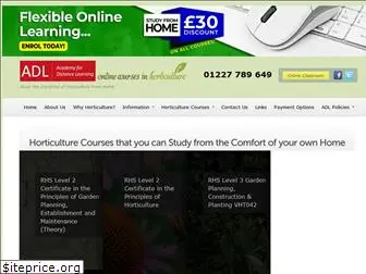 onlinecoursesinhorticulture.co.uk