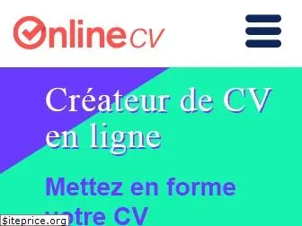 onlinecv.fr