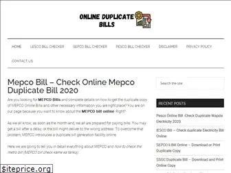 onlineduplicatebills.com
