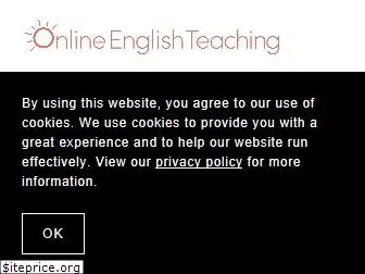 onlineenglishteaching.com