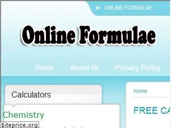 onlineformulae.com