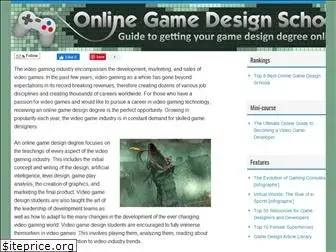 onlinegamedesignschools.org