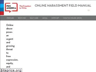 onlineharassmentfieldmanual.pen.org