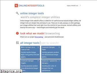 onlineintegertools.com
