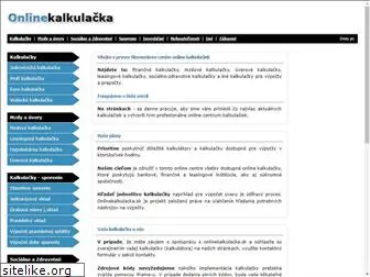 onlinekalkulacka.sk