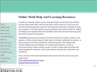 onlinemathlearning.com