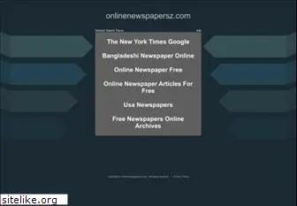 onlinenewspapersz.com