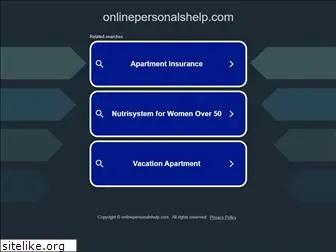 onlinepersonalshelp.com