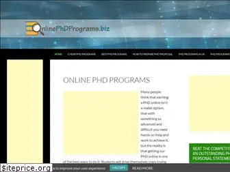 onlinephdprograms.biz