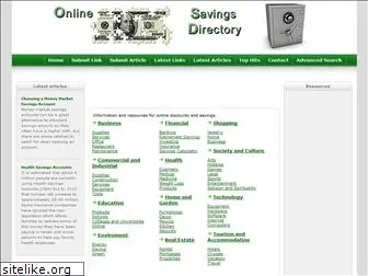 onlinesavingsdirectory.com