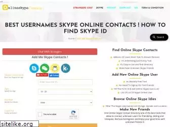 onlineskypecontacts.com