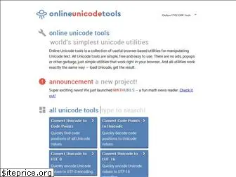 onlineunicodetools.com