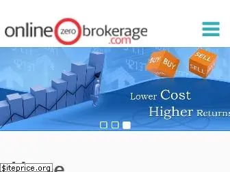 onlinezerobrokerage.com