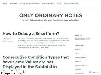 onlyordinarysapnotes.com