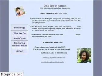 onlyseniormatters.com