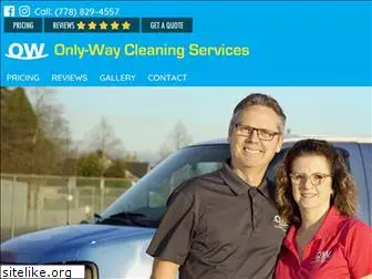 onlywaycleaningservices.com