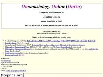 onomasiology.de