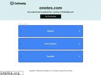 onotes.com