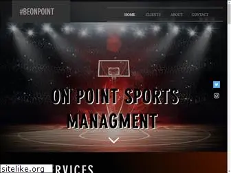 onpointsportsmanagement.com