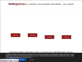 onregistros.es