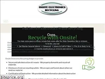 onsiteelectronicsrecycling.com