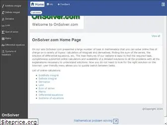 onsolver.com