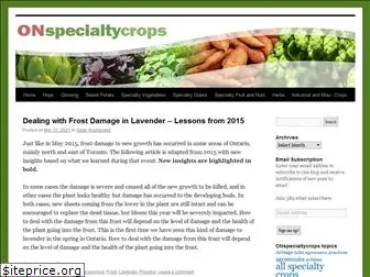 onspecialtycrops.ca