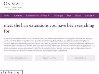 onstagehairextensions.com