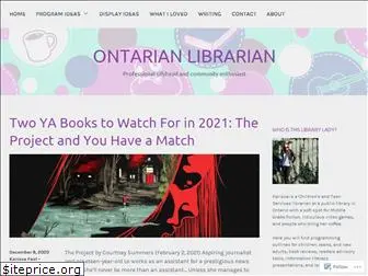 ontarianlibrarian.com