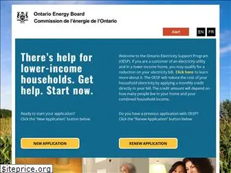 ontarioelectricitysupport.ca