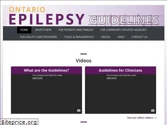 ontarioepilepsyguidelines.ca