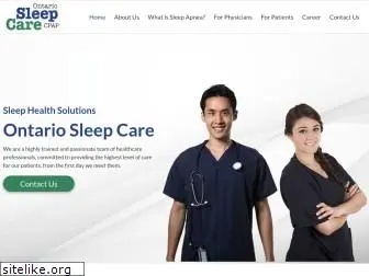 ontariosleepcare.ca