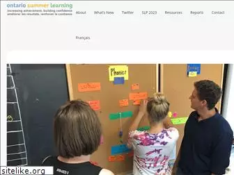 ontariosummerlearning.org