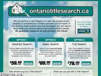 ontariotitlesearch.ca