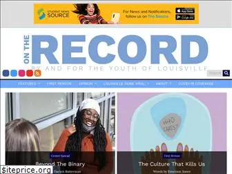 ontherecordmag.com