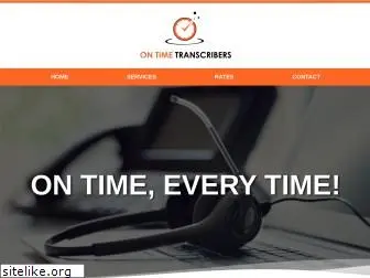 ontimetranscribers.co.za