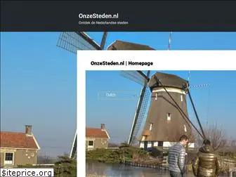 onzesteden.nl