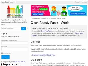 openbeautyfacts.org